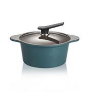 Happycall Onde 6-piece Ceramic Nonstick Induction Pot Set - Ocean Green 3Happycall Onde Ceramic Nonstick Induction Pot Set - 18cm & 24cm Ocean Green 3