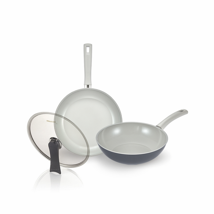 Happycall 3-Piece BlitZ Ceramic Nonstick Induction Cookware Set