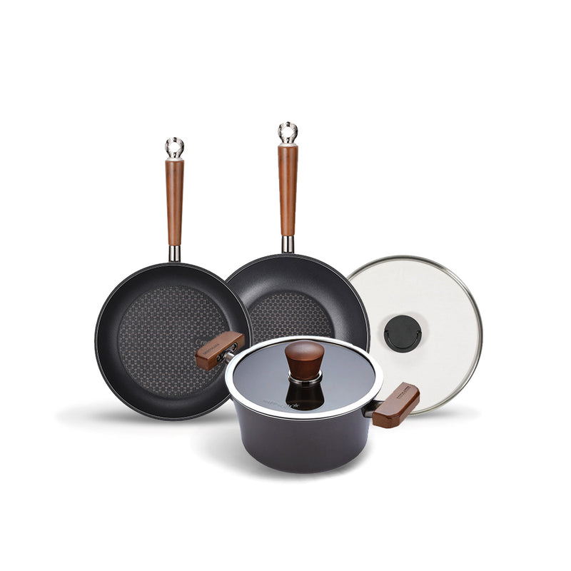 Happycall Crocodile Graphene Nonstick Induction Cookware Set - 5-Piece