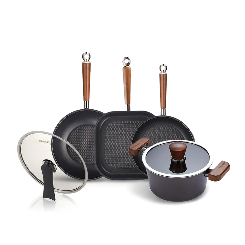 Happycall Crocodile Graphene Nonstick Induction Cookware Set - 6-Piece