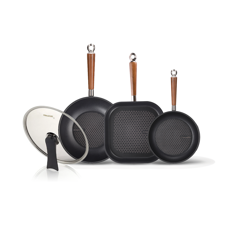 Happycall Crocodile Graphene Nonstick Induction Cookware Set - 4-Piece