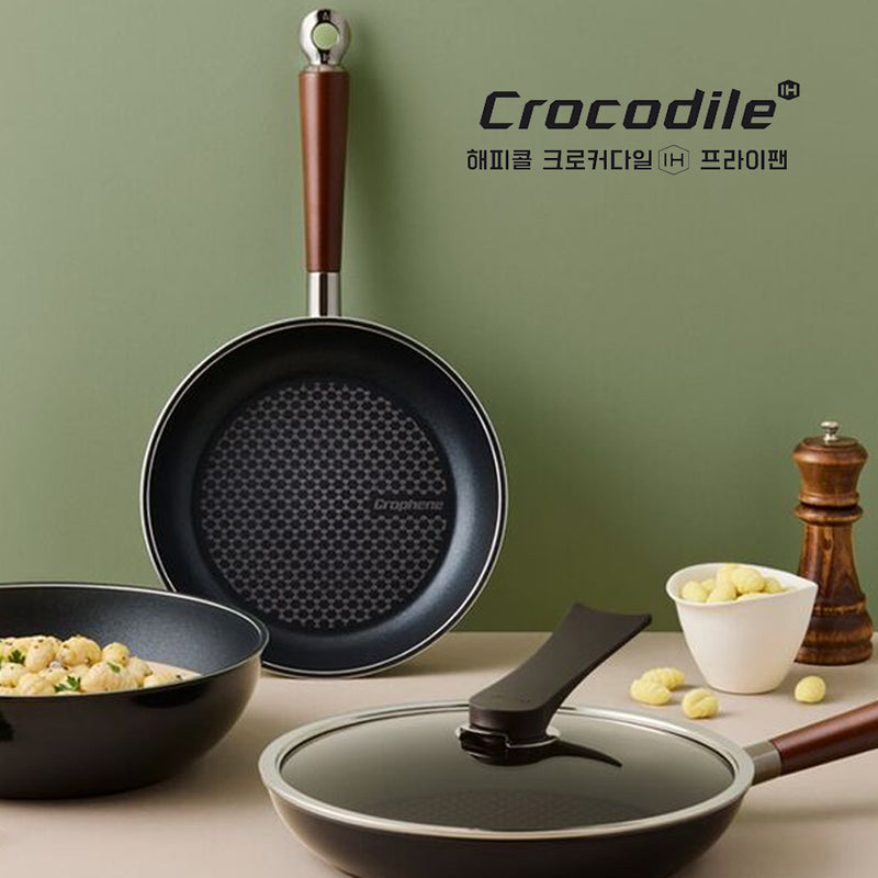 Happycall Crocodile Graphene Nonstick Induction Frypan Set - 24cm & 28cm - 2-Piece