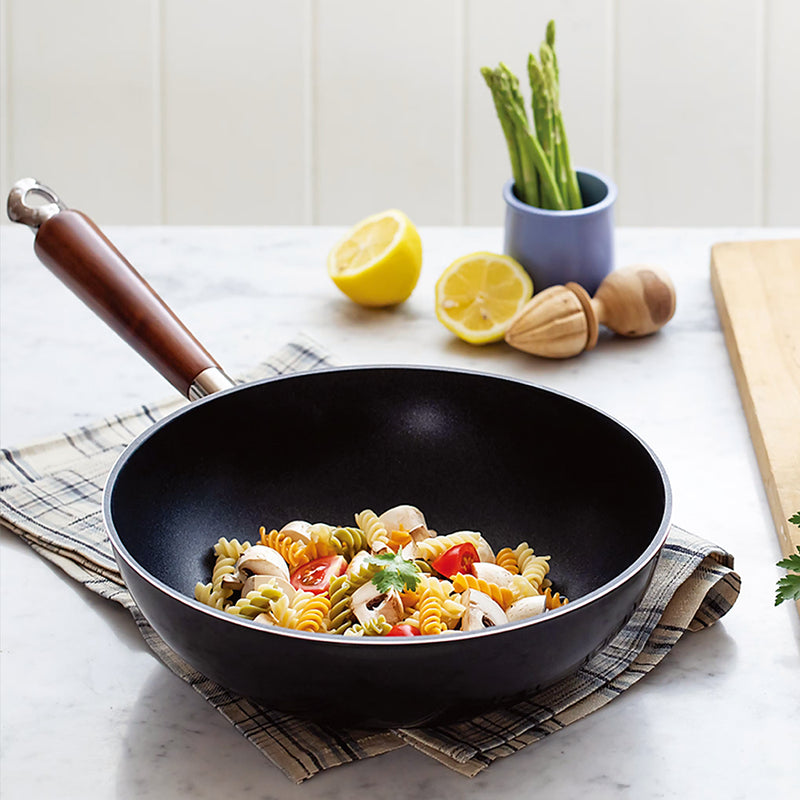 Happycall Crocodile Graphene Nonstick Induction Wok - 28cm