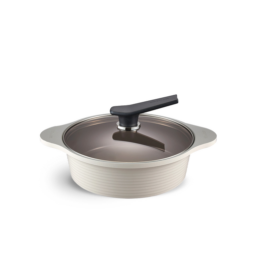 Happycall Onde Nonstick Induction Ceramic Pot with Lid - Low 24cm (2.4L)