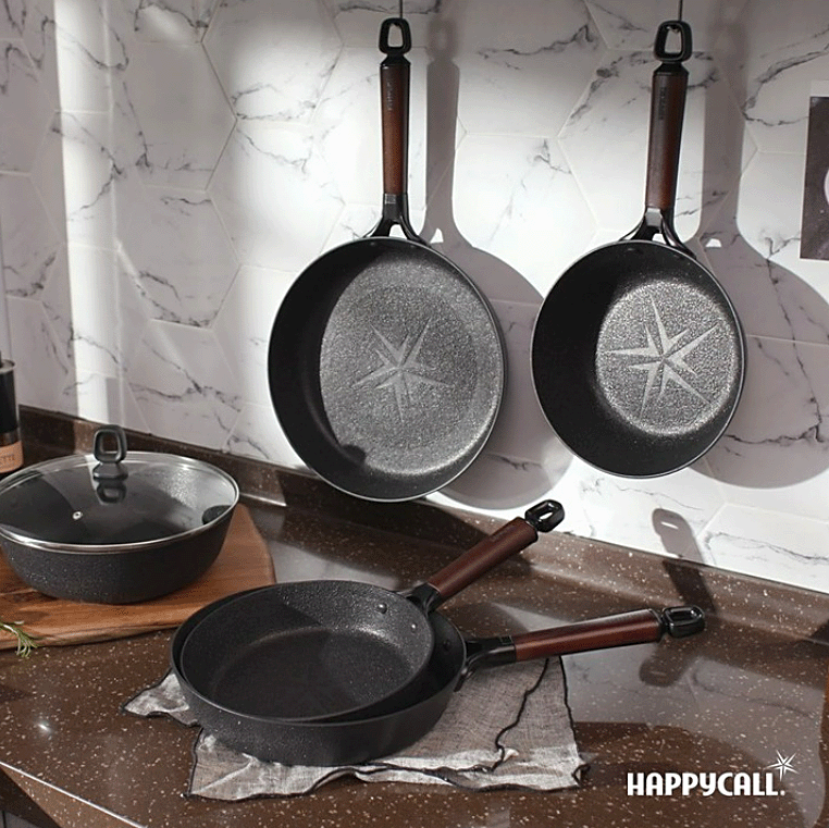 Happycall Noire Titanium Plus Nonstick Induction Frypan - 26cm