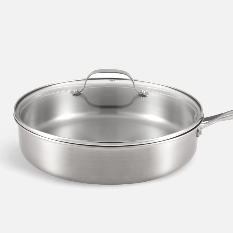 Happycall Stay 3-Ply Clad Induction Saute Pan with Lid - 28cm
