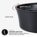 Happycall Zin Ceramic Nonstick Induction Vacuum Pot Set - 20cm & 24cm 6