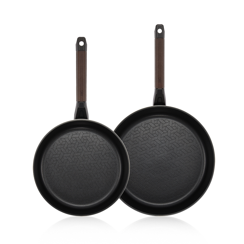 Happycall Royal Graphene Titanium Plus Nonstick Induction Frypan Set - 24cm & 28cm - 2-Piece