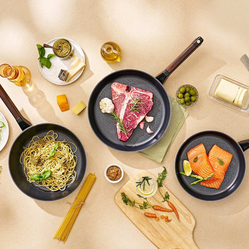 Happycall Royal Graphene Titanium Plus Nonstick Induction Cookware Set - 3-Piece