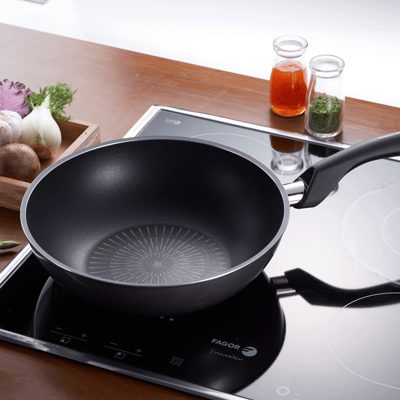 Happycall Plasma Titanium Nonstick Induction Frypan & Wok Set - 30cm 5
