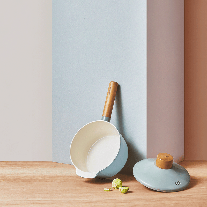 Happycall Zium Ceramic Nonstick Induction Frypan & Saucepan Set 8