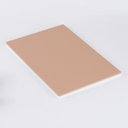 Hasegawa 3-Layered PE Cutting Board (FBB Series) - Made in Japan - White back