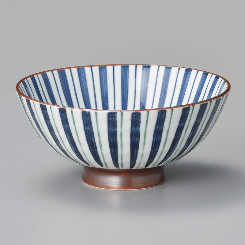 Hasui Bicolor Grasses Japanese Bowl (11cm) 1