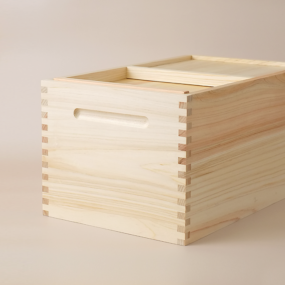 Hinoki Cypress Wooden Rice Storage Box - 5kg — My Cookware Australia