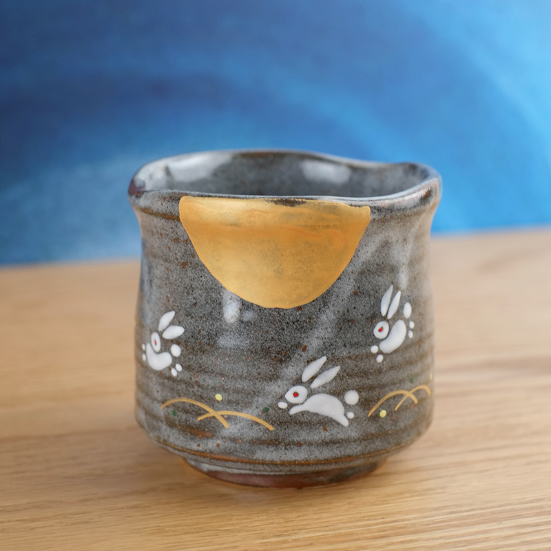 Hopping Rabbit Kutani Handmade Teacup - 230ml