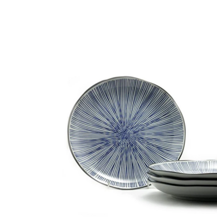 Ichiku Mino Yaki Fine Ten Grass Side Plate (16.5cm) 2