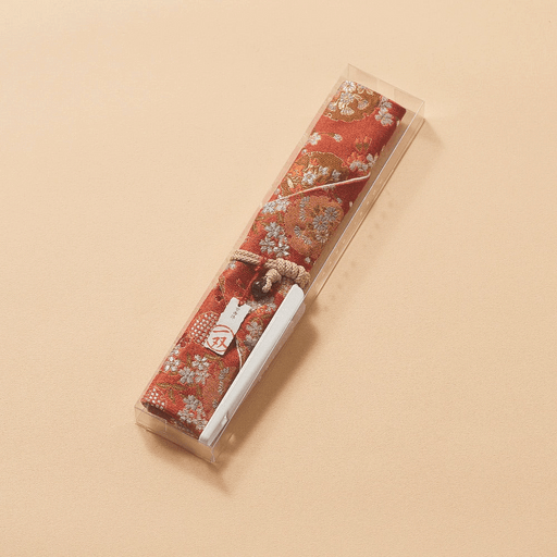 Kyoto Nishijin Chopstick Pouch - Spring Flower Basket