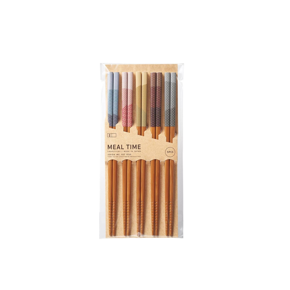 Ishida Japanese Confectionery Forks Set Of 5 - Natural Wood Pastry Forks For Desserts