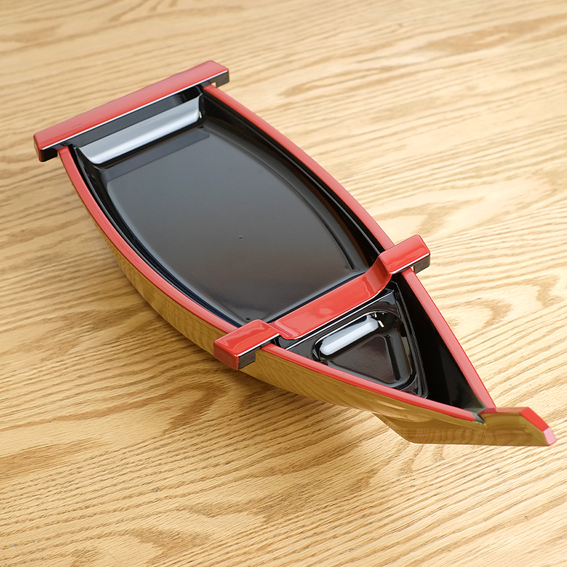 Isobune Shiraki Boat Shape Sushi and Sashimi Serving Platter - 42cm