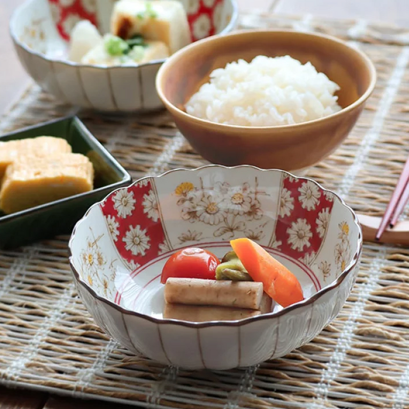 Japonica Kikka Chrysanthemum Dinner Gift Set - 3-Piece