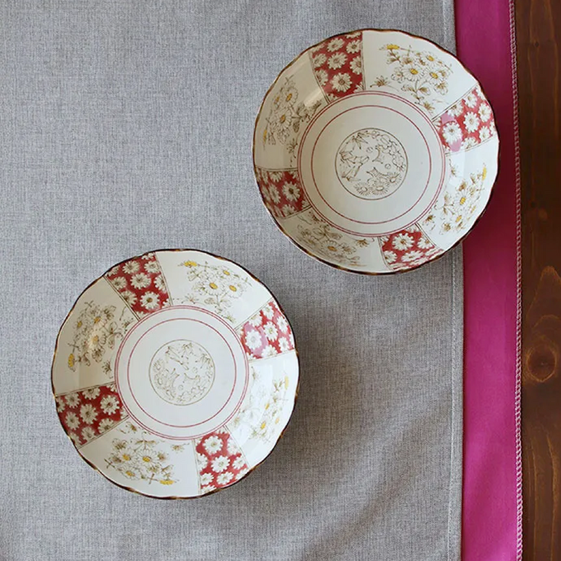 Japonica Kikka Chrysanthemum Dinner Gift Set - 2-Piece