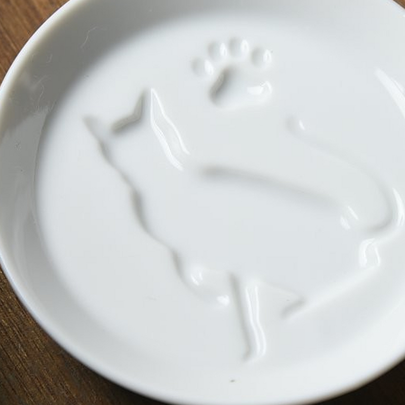 Kageasobi Playing with Shadows Cat Sauce Plate - 8cm