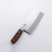 The Kai Seki Magoroku Japanese cleaver (chukabocho), 175mm, with a large rectangular blade and a black riveted handle.
