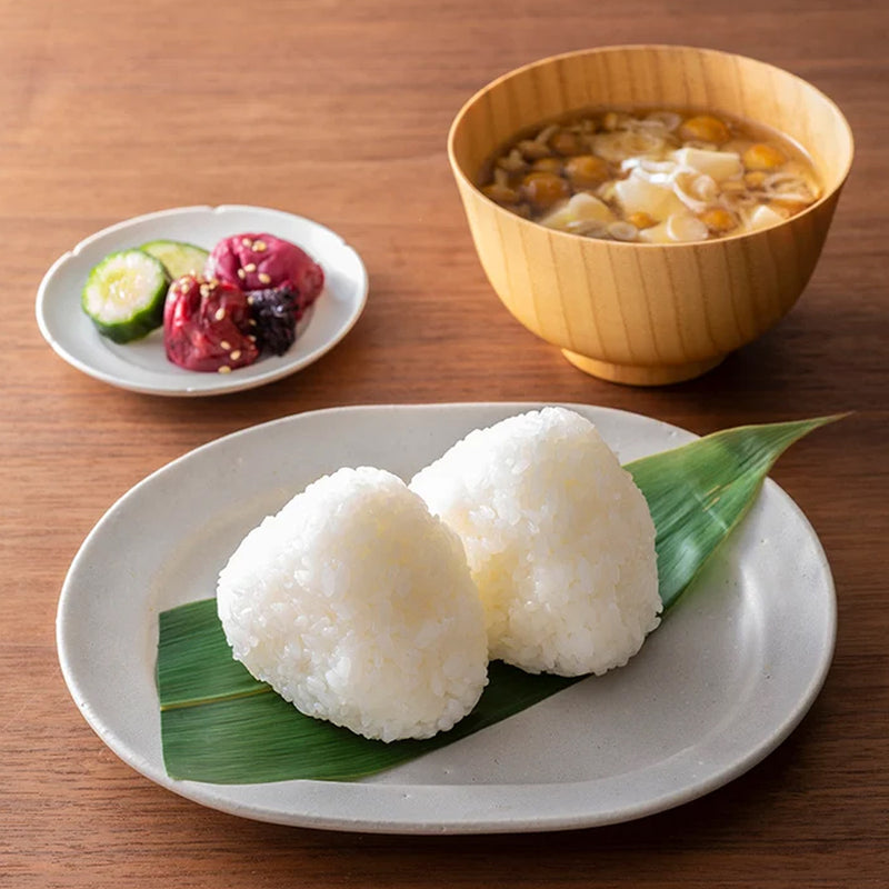 Ginpo Kikka Donabe Rice Pot with Double Lids - 2 Cups - White