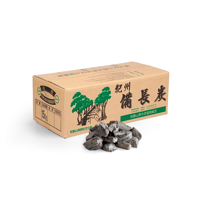 Premium Kishu Binchotan Japanese White Charcoal (15KG)