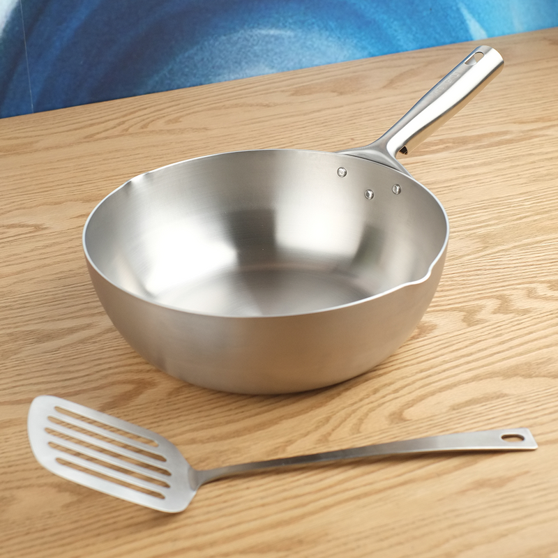 Kogu 3-Ply Stainless Steel Wok - 24cm
