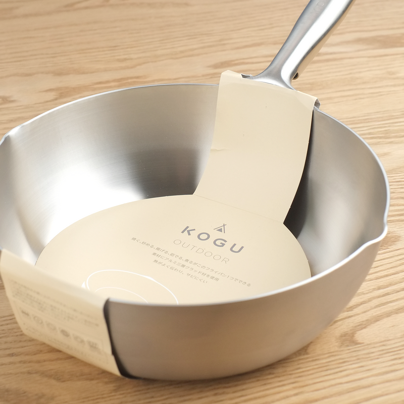 Kogu 3-Ply Stainless Steel Wok - 24cm