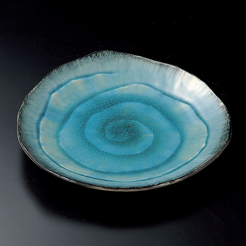 Kunkiln Blue Sky Gradient Serving Plate - 20cm