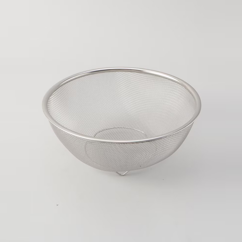 A product image of the LaLa Shine 24cm stainless steel fine mesh strainer.


