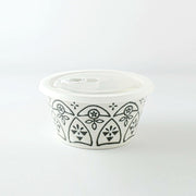 M-mode Moroccan Microwave Bowl with Lid 13.5cm - White