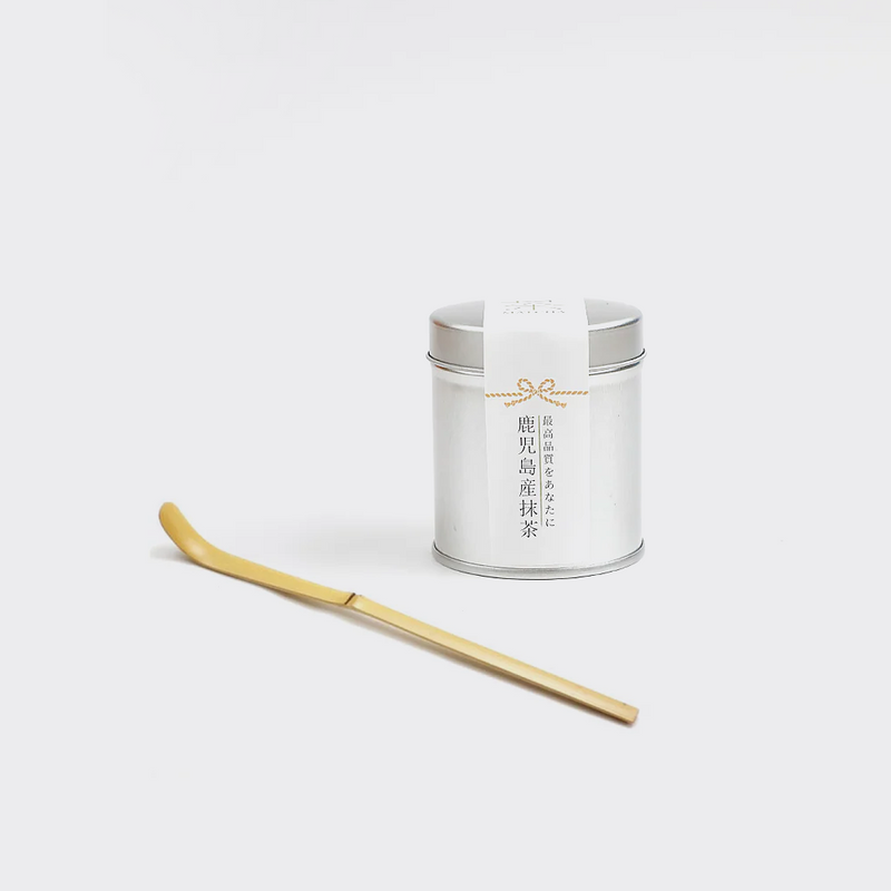 Kagoshima Premium Matcha Powder & Spoon Set - 20g & 12cm