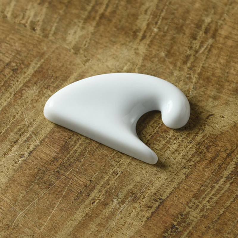 Oda Pottery Mount Fuji Wave Chopstick Rest - White