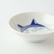Shichita Mino Yaki Cat Nora Side Bowl (9cm) 2