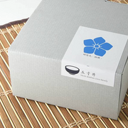 Packaging box for the Mitsuhide Akechi Kikyo Bowl (16cm), clearly labeled with the Kikyo flower emblem and bowl description.