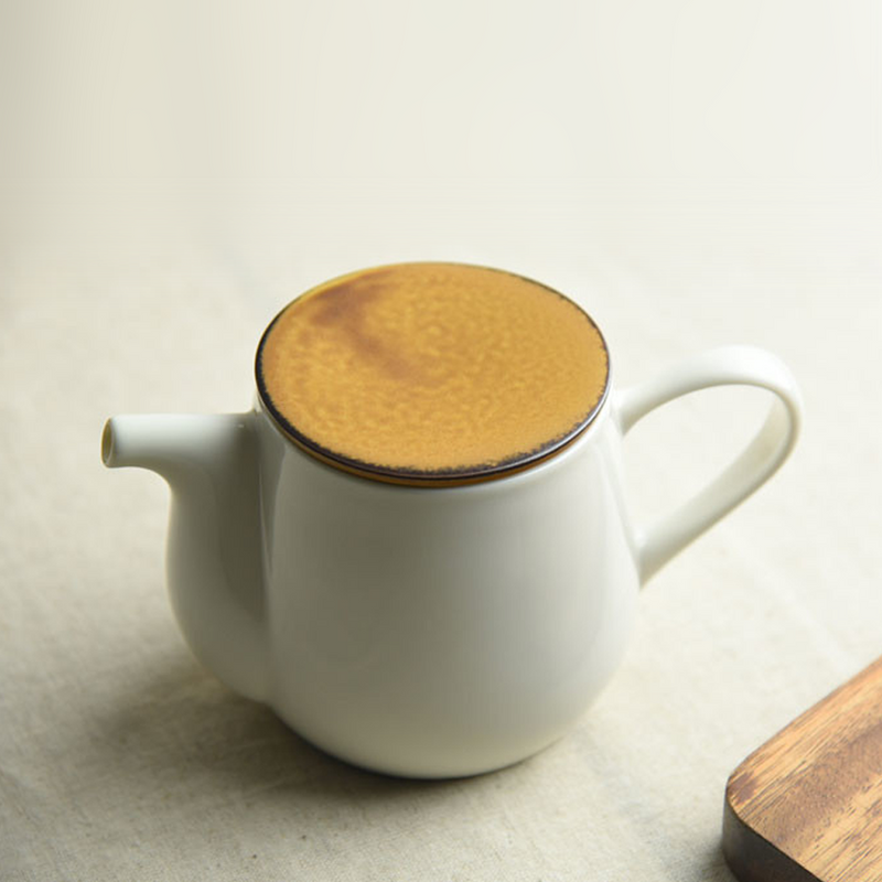 Miyama Bico Series Teapot - 490ml - White