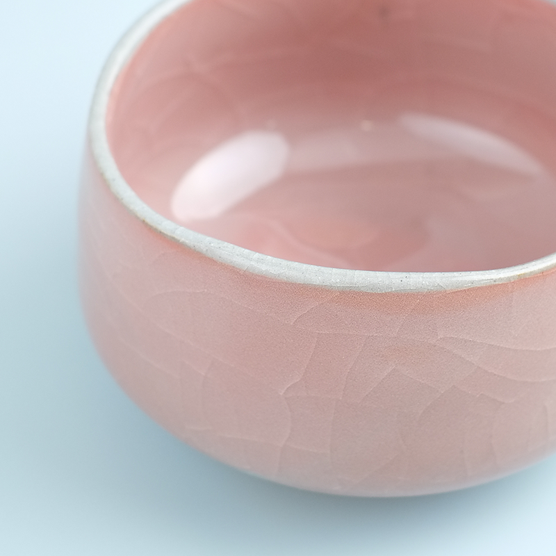 Momoyama Red Crackle Matcha Bowl - 450ml