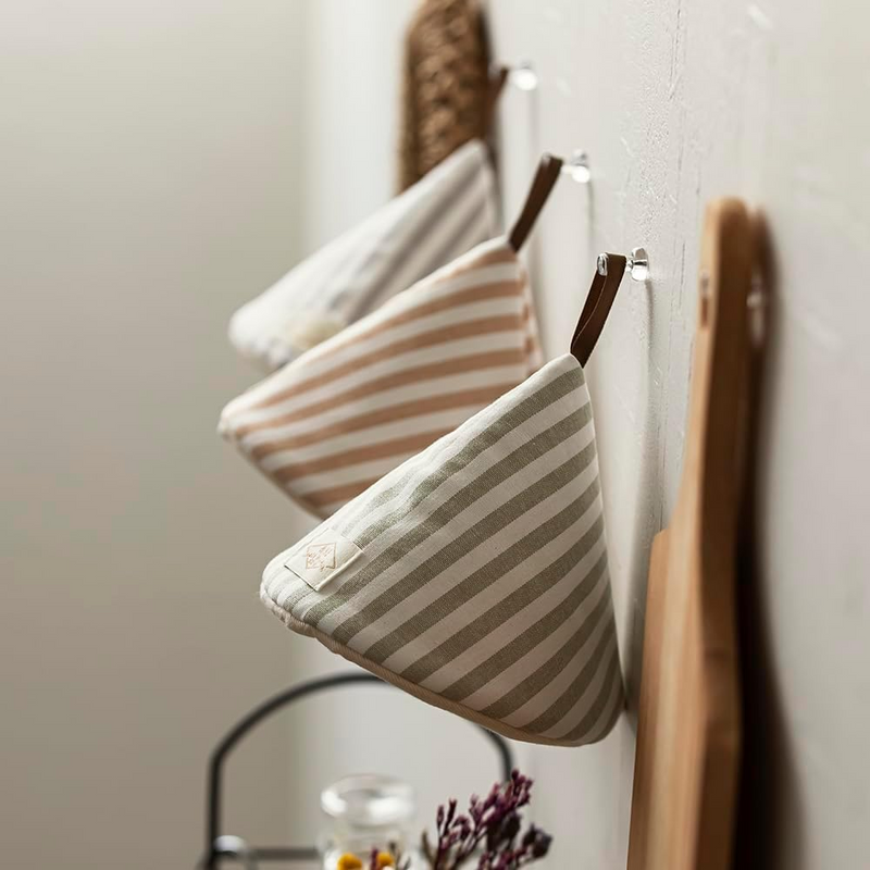 &NE Japanese Pot Holder - Striped Blue