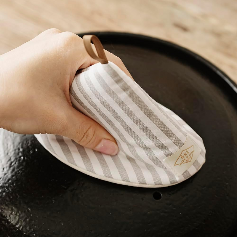 &NE Japanese Pot Holder - Striped Blue