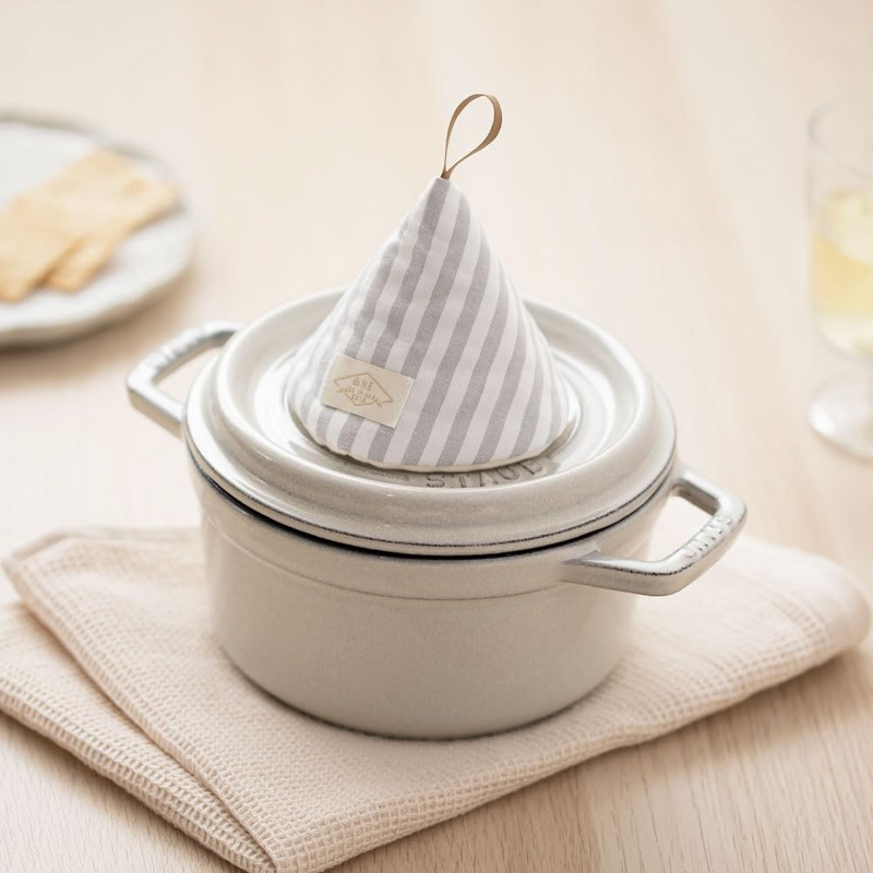 &NE Japanese Pot Holder - Striped Blue