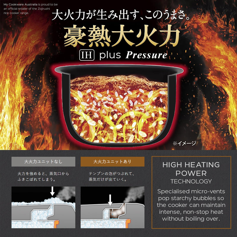 Zojirushi NW-YAQ Pressure IH Rice Cooker – detail view 3