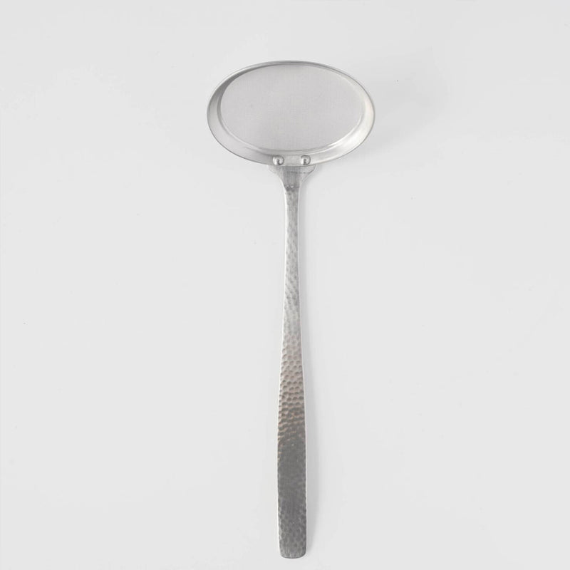 Nagomi Hammered Stainless Steel Oil Skimmer - 21cm