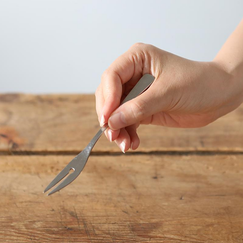 Nagomi Hammered Style Fruit Fork - 12.5cm