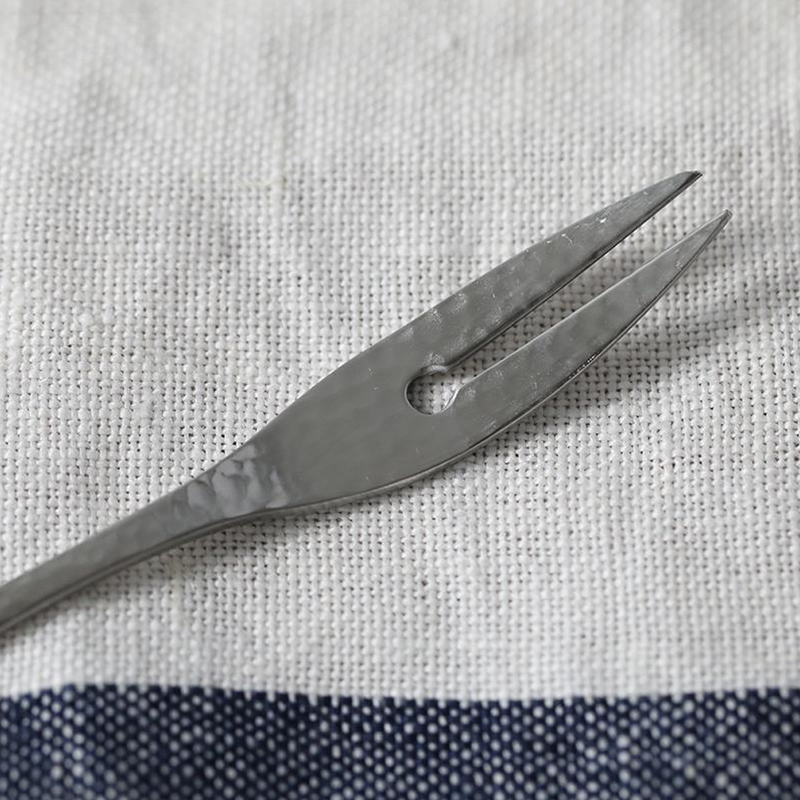 Nagomi Hammered Style Fruit Fork - 12.5cm