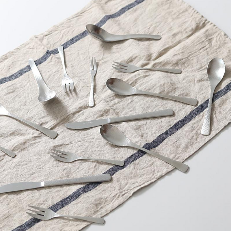 Nagomi Hammered Style Fruit Fork - 12.5cm
