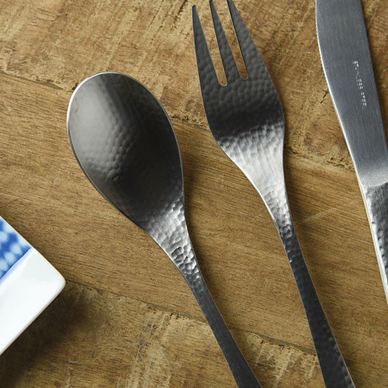 Nagomi Hammered Style Table Spoon - 18.5cm