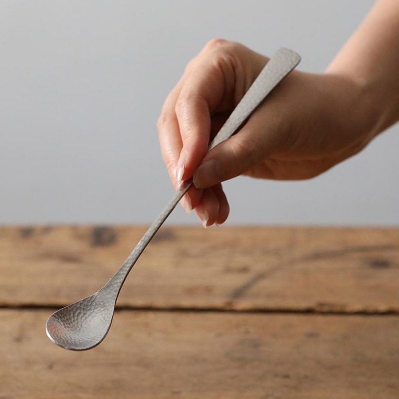 Nagomi Hammered Style Soda Spoon - 19.5cm